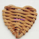Wooden Triangle Wood Beads Vine Braid Earring Accessories Set of 10