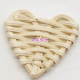 Wooden Triangle Wood Beads Vine Braid Earring Accessories Set of 10