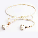 Woven Flower Belt Waist Chain Women Decorative Dress Summer