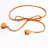 Woven Flower Belt Waist Chain Women Decorative Dress Summer