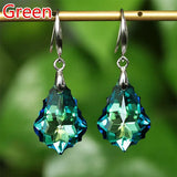 Yellow Flower Water Drop Earring for Women