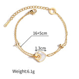 Heart Jewelry Girls Anniversary Bracelet