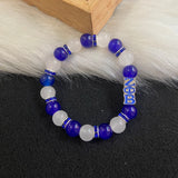 ZPB Enamel Metal Beads Pearl Bracelet