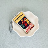 Broadway Musical Keychain, Zinc Alloy Key Ring for Women Men Boys Girls