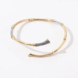 Zircon Bamboo Bracelet for Women