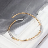 Zircon Bamboo Bracelet for Women