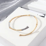 Zircon Bamboo Bracelet for Women