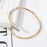 Zircon Bamboo Bracelet for Women