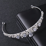 Zircon Bridal Tiara Headpiece Crystal Wedding Crown Hair Accessories