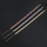 Zircon Diamond Anklet Cuban Link Chain Anklets Women Jewelry