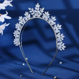 Silver Rhinestone Headband for Women Girls