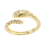 Zr0011 Butterfly Snake Element Micro Inlaid Ring