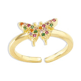 Zr0011 Butterfly Snake Element Micro Inlaid Ring