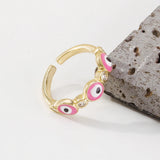 Oil Dripping Zircon Ring - Personality and Lovely Hand Decoration Ring
