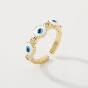 Oil Dripping Zircon Ring - Personality and Lovely Hand Decoration Ring