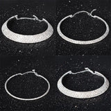 Crystal Row Collar Necklace for Women