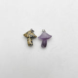Aventurine Mushroom Stone Pendant Necklace for Jewelry Making