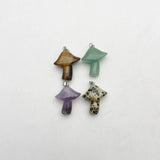 Aventurine Mushroom Stone Pendant Necklace for Jewelry Making