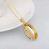 Colorful Small Flowers Necklace Epoxy Enamel 925 Silver Pendant