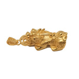 Sand Men's Coins Large Pixiu Pendant 24k Gold-plated Jewelry