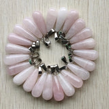 Mixed Stone Long Water Drop Shape Pendants for Jewelry Making 50pcs/lot