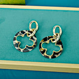 Autumn and Winter Feminine Resin Earrings