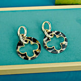 Autumn and Winter Feminine Resin Earrings