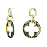 Autumn and Winter Feminine Resin Earrings