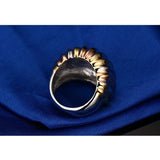 Stainless Steel Engagement Ring Women Jewelry