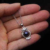 Freshwater Pearl Owl Necklace for Women