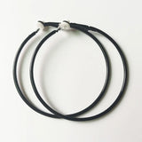 Clip-On Round Circle Non-Pierced Earrings for Women Lady