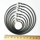 Clip-On Round Circle Non-Pierced Earrings for Women Lady