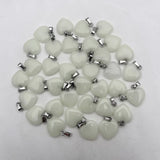 15MM Natural Stone Heart Pendant Necklace for Jewelry Making