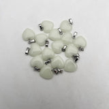 15MM Natural Stone Heart Pendant Necklace for Jewelry Making