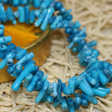 Precious Coral Irregular Gravel 5-7mm Loose Beads 15 inch