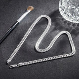 925 Sterling Silver Men's 6MM Necklace 24 Inches