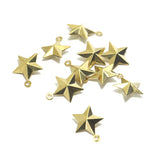 Brass Star Pendant for DIY Jewelry Making