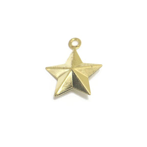 Brass Star Pendant for DIY Jewelry Making