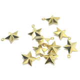Brass Star Pendant for DIY Jewelry Making