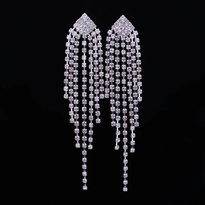 Bridal Clip On Earrings Pageant Wedding