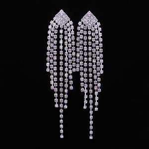 Bridal Clip On Earrings Pageant Wedding
