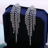 Bridal Clip On Earrings Pageant Wedding