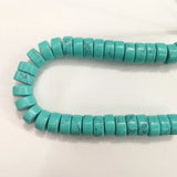 Calaite Stone Septum Beads 62pcs for Necklace Bracelet Making