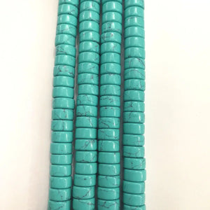 Calaite Stone Septum Beads 62pcs for Necklace Bracelet Making
