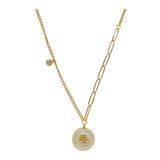 Camellia Shell Pendant Necklace for Women