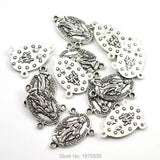 Catholic Rosary Centerpiece - Mary & 12 Stars