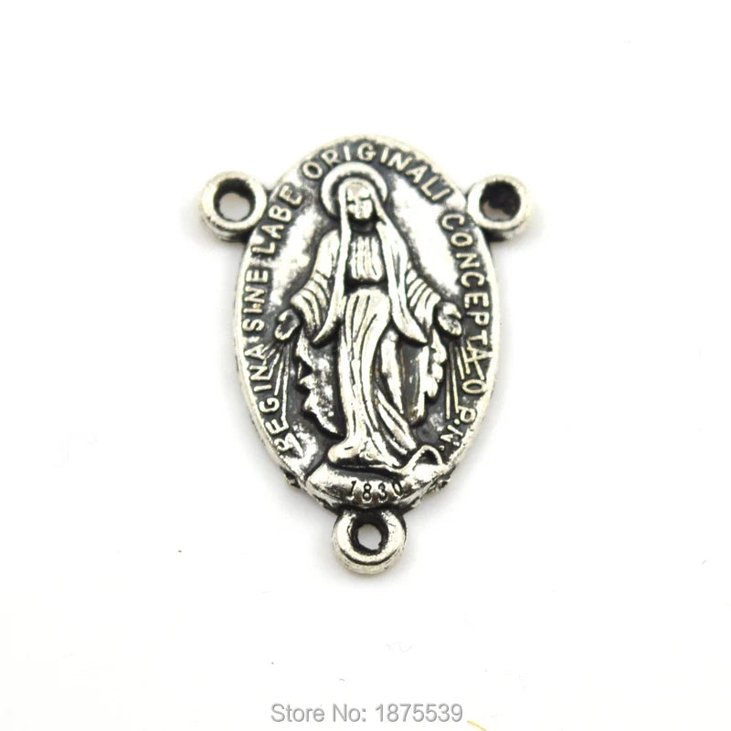 Catholic Rosary Centerpiece - Mary & 12 Stars