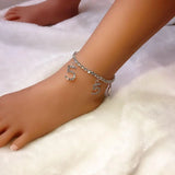 Rhinestone Digital Bracelet Chain Tennis Anklet Party Accessories