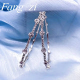 Heart-shaped Crystal Earrings Women's Jewelry Gift