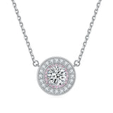 S925 Sterling Silver Diamond 12th Birthday Stone Necklace
